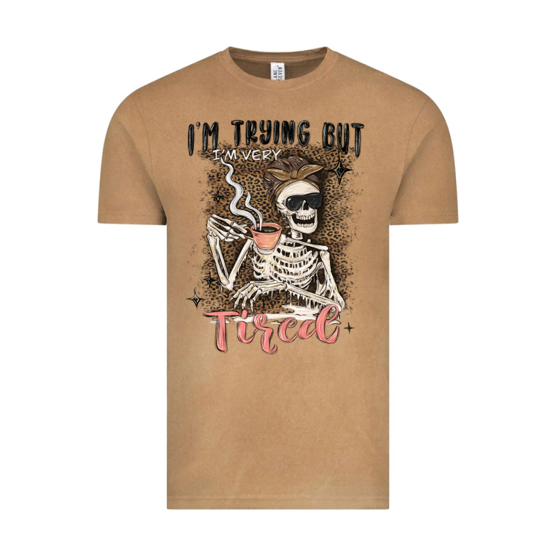 Im Trying But Tired Vintage Tee by MaliasSmallBusiness | Teevron