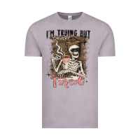 Vintage Zinc im trying but tired Vintage Tee - MaliasSmallBusiness
