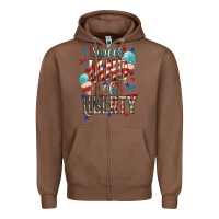 Chestnut Sweet land of liberty 4th of july Zipper Hoodie - HowdyJamesFarm