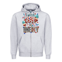 Heather Grey Sweet land of liberty 4th of july Zipper Hoodie - HowdyJamesFarm