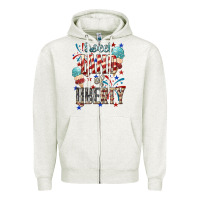 Oatmeal Heather Sweet land of liberty 4th of july Zipper Hoodie - HowdyJamesFarm