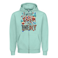 Seafoam Sweet land of liberty 4th of july Zipper Hoodie - HowdyJamesFarm