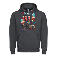 Smoke Sweet land of liberty 4th of july Zipper Hoodie - HowdyJamesFarm