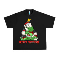 Black meowy christmas cat tree Urban Heavy Tee - MaliasSmallBusiness