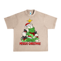 French Oak meowy christmas cat tree Urban Heavy Tee - MaliasSmallBusiness