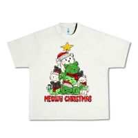 Pistachio meowy christmas cat tree Urban Heavy Tee - MaliasSmallBusiness