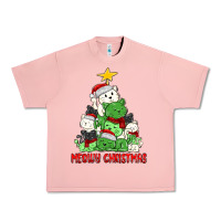 Salmon meowy christmas cat tree Urban Heavy Tee - MaliasSmallBusiness