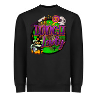 Black halloween lunch lady Heavyweight Sweatshirt - BarkalooDesign