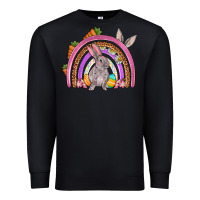Black Easter rainbow Premium Sweatshirt - OliviaCreatesArt