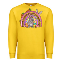 Lemon Easter rainbow Premium Sweatshirt - OliviaCreatesArt