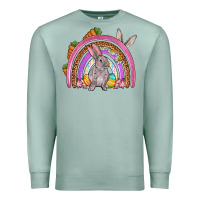 Seafoam Easter rainbow Premium Sweatshirt - OliviaCreatesArt