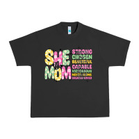 Pigment Black she is mom Urban Heavy Tee - JahusDesignShop
