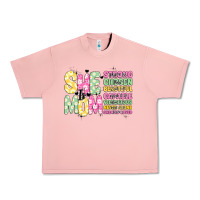 Salmon she is mom Urban Heavy Tee - JahusDesignShop