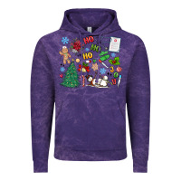 Cloud Purple nurse christmas Vintage Hoodie - MaliasSmallBusiness
