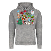 Cloud Rock nurse christmas Vintage Hoodie - MaliasSmallBusiness