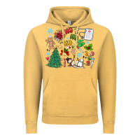 Vintage Mustard nurse christmas Vintage Hoodie - MaliasSmallBusiness