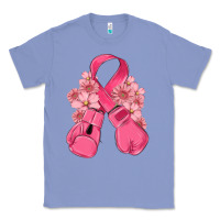 Colony Blue breast cancer with boxing gloves Classic Tee - MaliasSmallBusiness