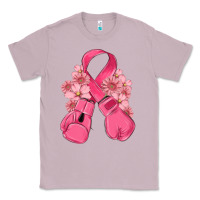 Lilac breast cancer with boxing gloves Classic Tee - MaliasSmallBusiness