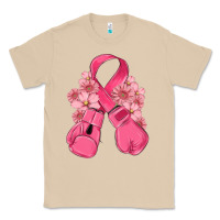 Mushroom breast cancer with boxing gloves Classic Tee - MaliasSmallBusiness