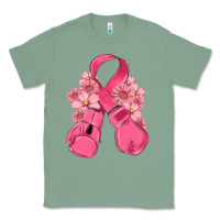 Sage breast cancer with boxing gloves Classic Tee - MaliasSmallBusiness