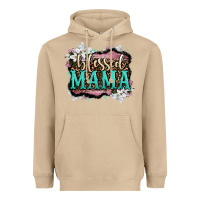 Mushroom blessed mama Heavyweight Hoodie - OliviaCreatesArt