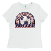 Soccer Rainbow Ladies Tee | Teevron