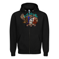 Black God bless the USA Eagle 4th of july Zipper Hoodie - HowdyJamesFarm