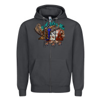 Smoke God bless the USA Eagle 4th of july Zipper Hoodie - HowdyJamesFarm