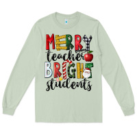 Matcha Merry Teacher Bright Students Christmas Long Sleeve Tee - LillyAllenDesigns