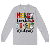 Moon Dust Merry Teacher Bright Students Christmas Long Sleeve Tee - LillyAllenDesigns