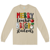 Mushroom Merry Teacher Bright Students Christmas Long Sleeve Tee - LillyAllenDesigns