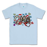 Dusty Blue christmas nurse qma Classic Tee - CowhideDigitalArt