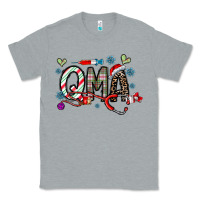 Heather Grey christmas nurse qma Classic Tee - CowhideDigitalArt