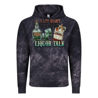 Cloud Black last night we let the liquor talk cowboy western c Vintage Hoodie - NancyCooperArtShop
