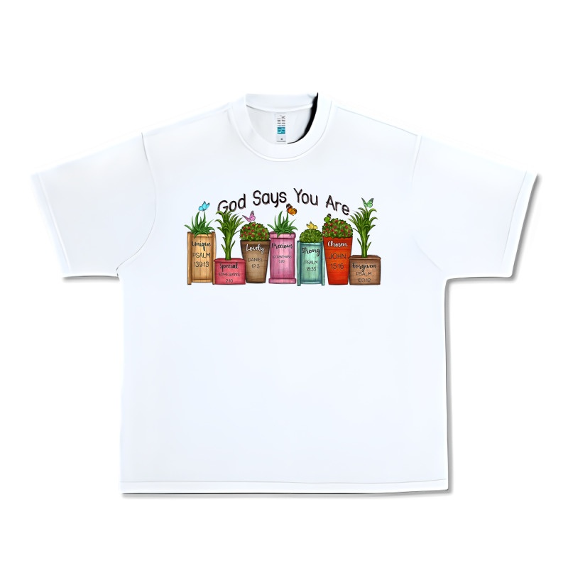 God Says You Are Unique Urban Heavy Tee by MaliasSmallBusiness | Teevron