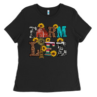 Black western farm life Ladies Tee - Artiststas