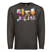Smoke Easter wine glasses Premium Sweatshirt - OliviaCreatesArt
