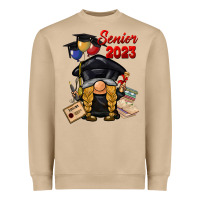 Mushroom senior 2023 gnome Heavyweight Sweatshirt - BarkalooDesign