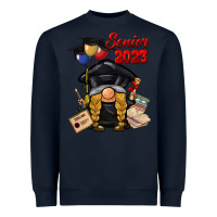 Navy senior 2023 gnome Heavyweight Sweatshirt - BarkalooDesign