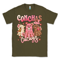 Army Green conchas and cucuys mexican desert ghosts Classic Tee - MaliasSmallBusiness