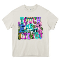 Cream touch me and i will bite Heavy Core Tee - AdoDesignShop