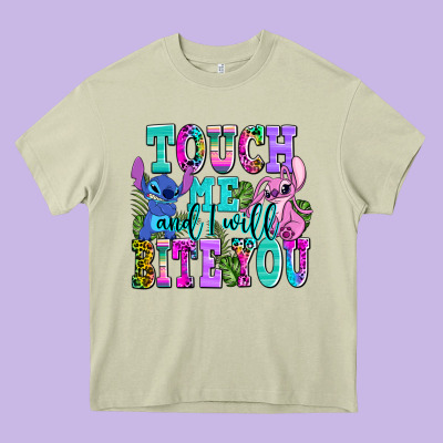 Touch Me And I Will Bite Heavy Core Tee Designed By Adodesignshop