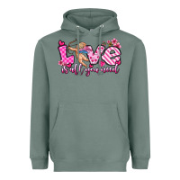 Sage love is all you need Heavyweight Hoodie - OliviaCreatesArt