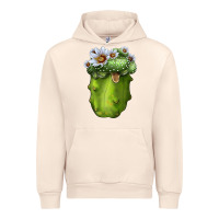 Sandshell Blossfeldia Cactus Urban Hoodie - LillyAllenDesigns