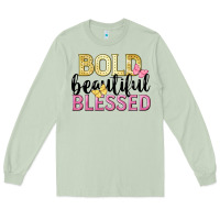 Matcha bold beautiful blessed Long Sleeve Tee - LillyAllenDesigns