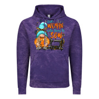 Cloud Purple just a woman who loves to sew Vintage Hoodie - NancyCooperArtShop