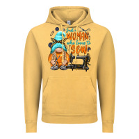 Vintage Mustard just a woman who loves to sew Vintage Hoodie - NancyCooperArtShop