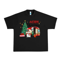 Black merry christmas camper Urban Heavy Tee - MaliasSmallBusiness