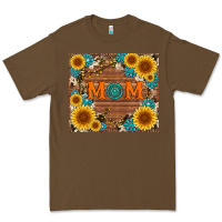 Cacao sunflower gemstone and mom with cowhide Premium Tee - Artiststas