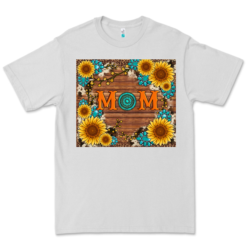Sunflower Gemstone And Mom With Cowhide Premium Tee by Artiststas | Teevron